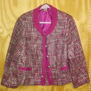 Jessica London Burgundy Jacket